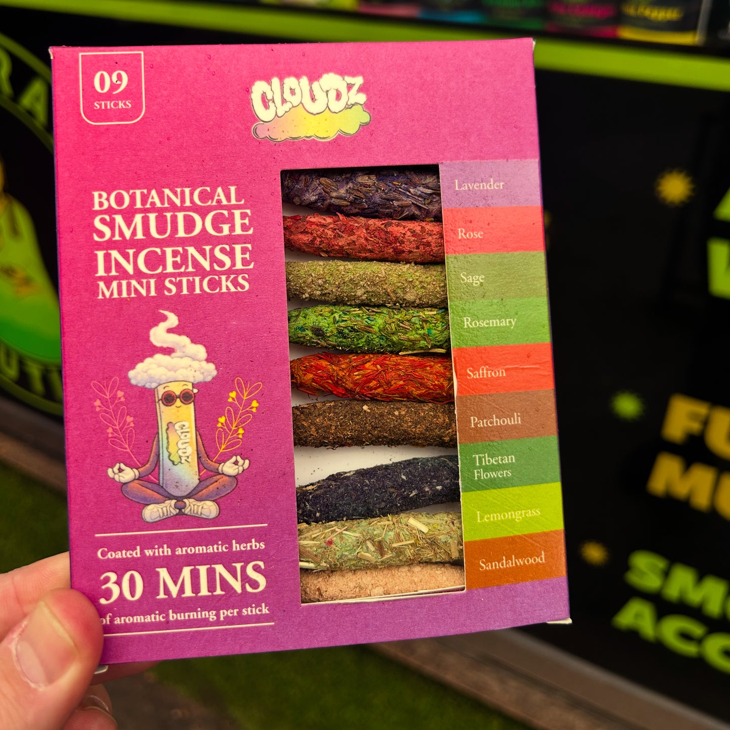 Cloudz Botanical Smudge Incense Sticks