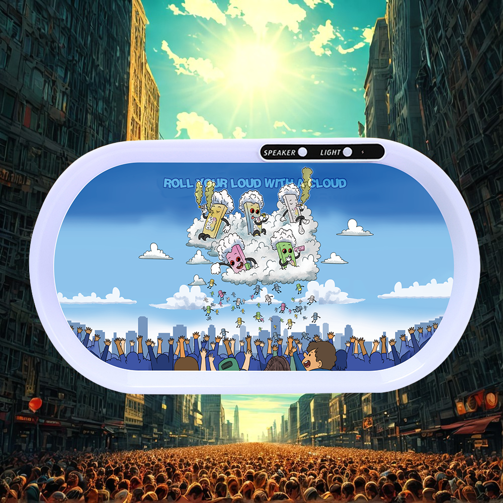 Cloudz Bluetooth Music Rolling Tray