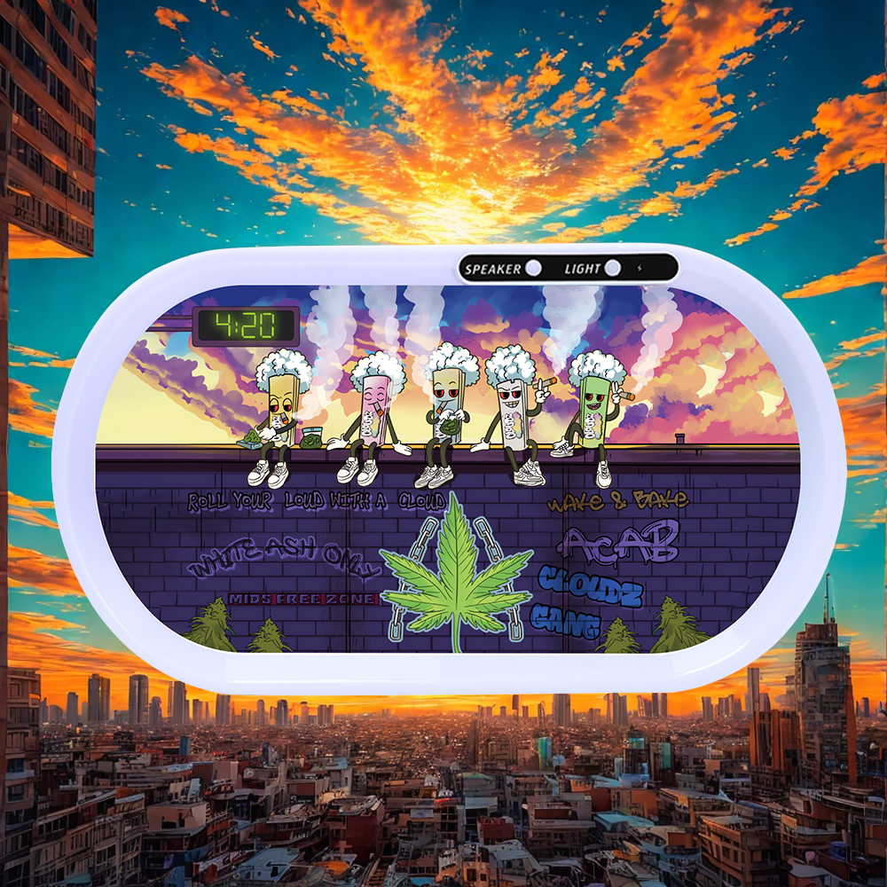 Cloudz Bluetooth Music Rolling Tray