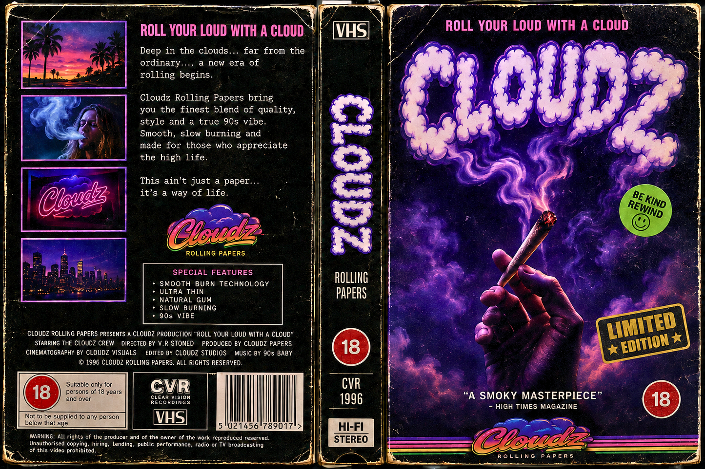 Cloudz VHS Rolling Box