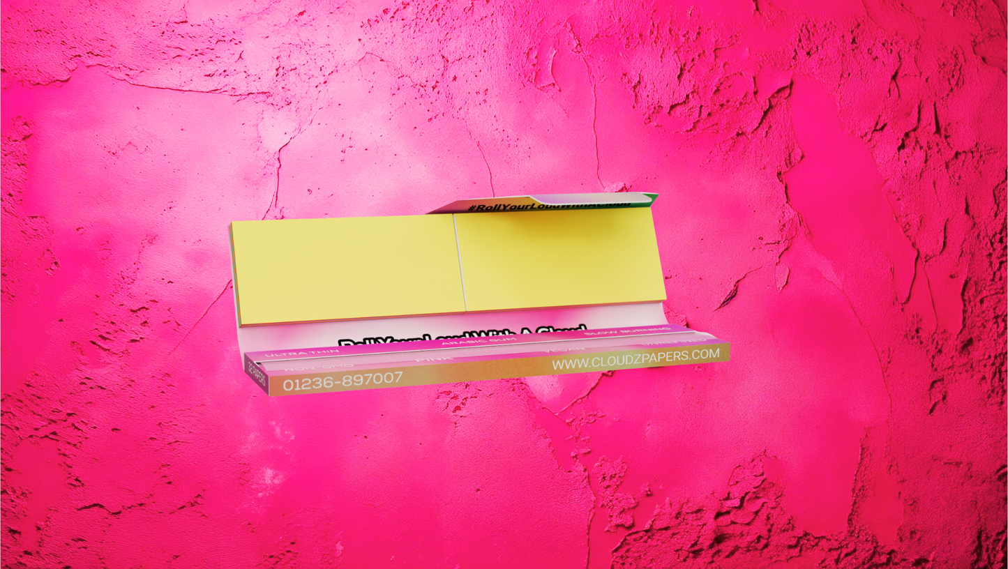 Cloudz Rolling Papers Pink Packs