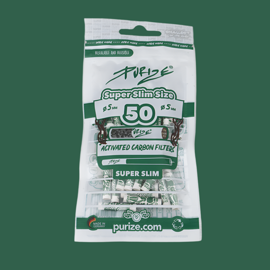 Purize Super Slim Size Filter Tips 50 A Pack