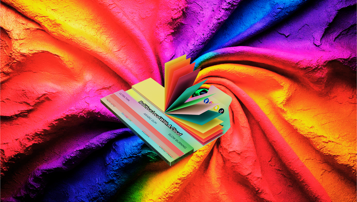 Cloudz Rolling Papers Rainbow Packs