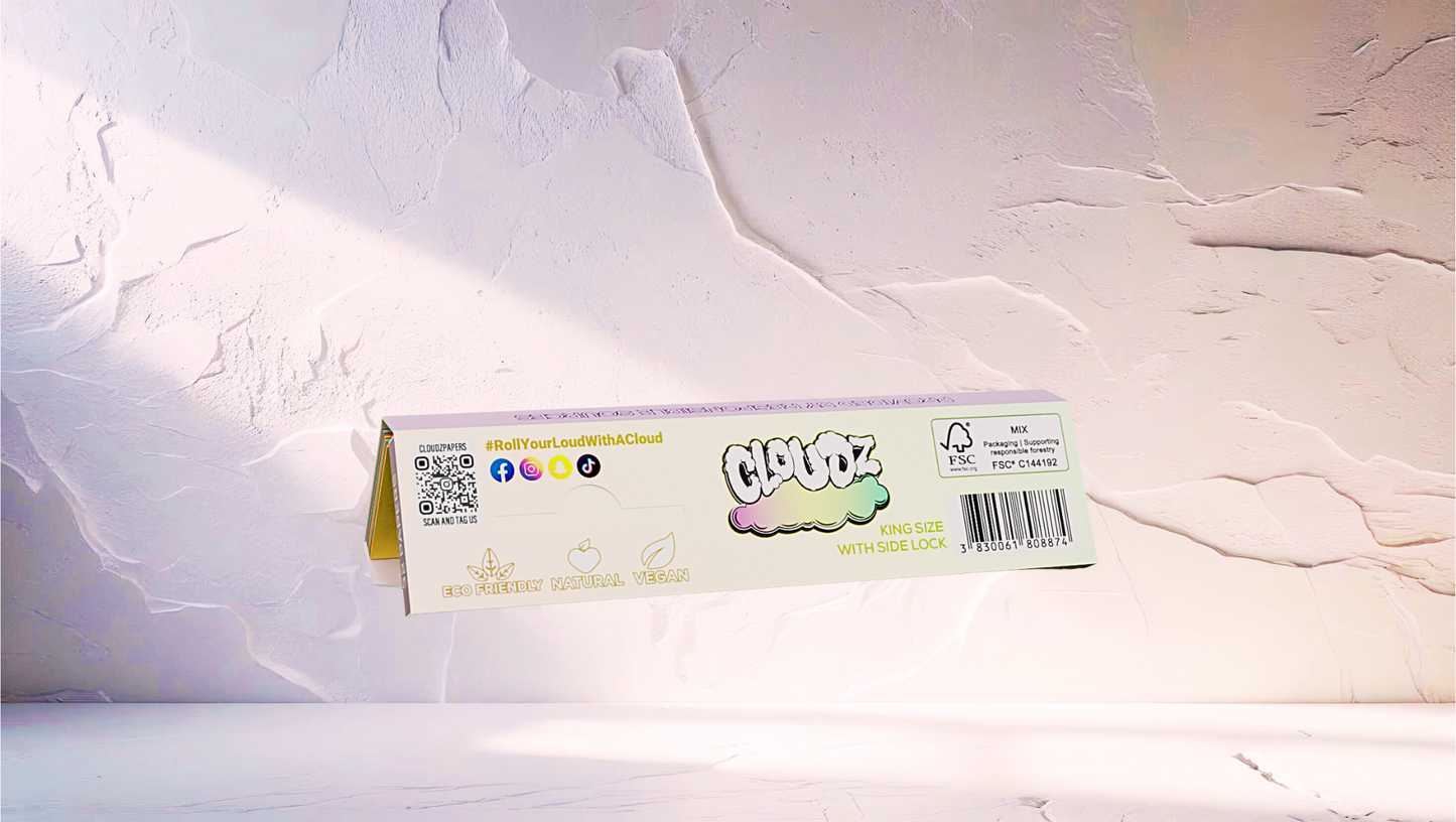 Cloudz Rolling Papers White Packs